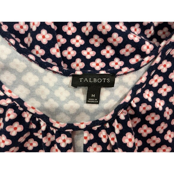 Talbots Daisy Print Jersey Maxi Dress size M - Picture 7 of 8